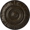 Ekena Millwork Biddix Ceiling Medallion (Fits Canopies up to 7 1/2"), 20 7/8"OD x 1 1/4"P, Stone Hearth Crackle CM20BXSHC - alternate 1